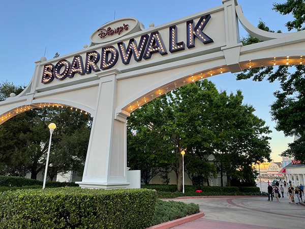 The Boardwalk offers a more relaxed vibe at Walt Disney World than Disney Springs.