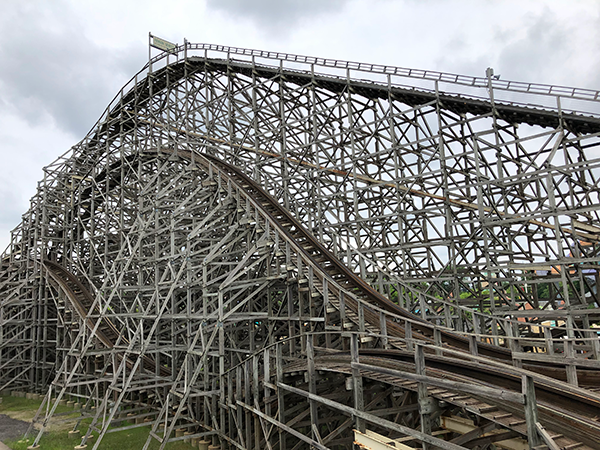 Viper is a clone of the Coney Island Cyclone and the only coaster developed in house at Six Flags.