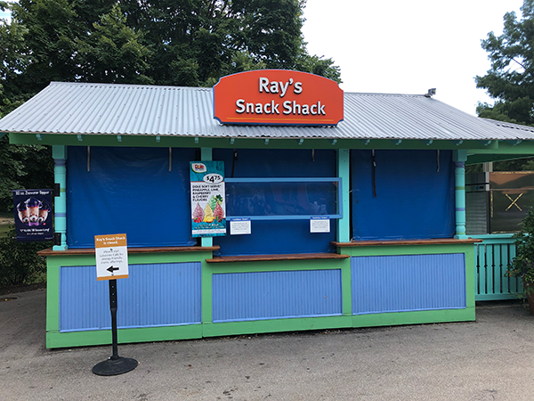 Ray's Snack Shack is located near the Stingrays at Caribbean Cover at the Saint Louis Zoo.