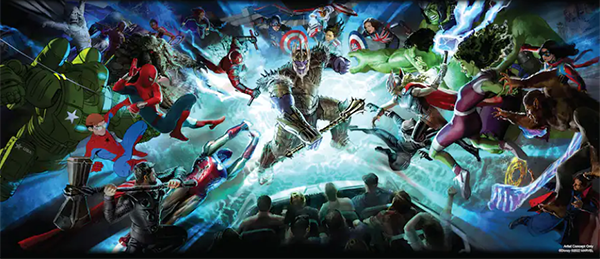 One surprise announcement of the D23 Expo was a new Avengers attraction set in the multi-verse for DCA.