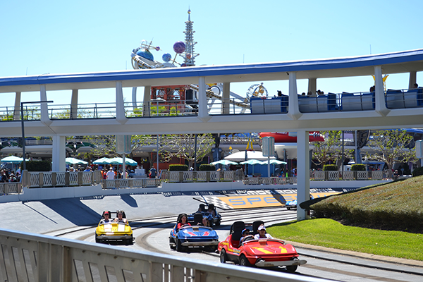 The Tomorrowland Speedway at the Magic Kingdom is fun but could use an update.