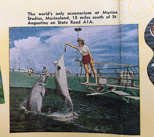 Marineland was the world's only oceanarium back when this map was published in 1947.