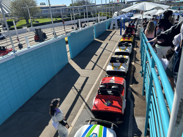 The Tomorrowland Speedway is a fun ride, but it could use some updating.