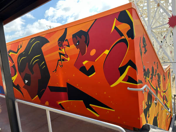 The Incredicoaster replaced the original California Screamin' with some minor touches at Disney California Adventure.