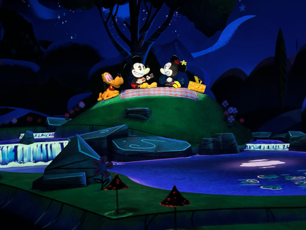 Mickey & Minnie's Runaway Railway provides a charming, zany experience with the classic characters.